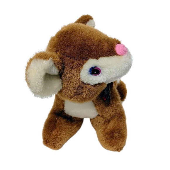 Rare Vintage Sugar Loaf Small Deer Plush Stuffed Animal Toy Christmas Time Deer‎ - Picture 2 of 9